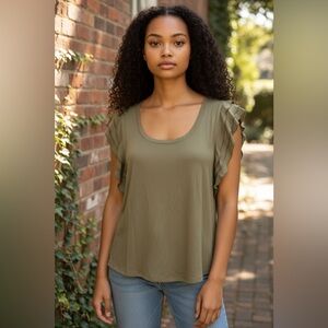 Band of Gypsies Cypress T-shirt Small NWT olive